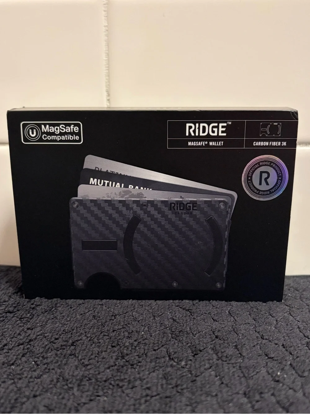 The Ridge Wallet for MagSafe in Carbon Fiber 3K - New/Factory Sealed
